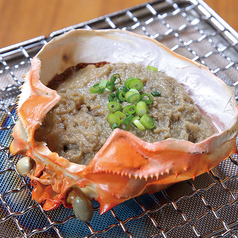 蟹みそ甲羅焼き
