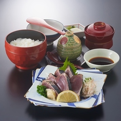 藁焼き鰹のたたき膳