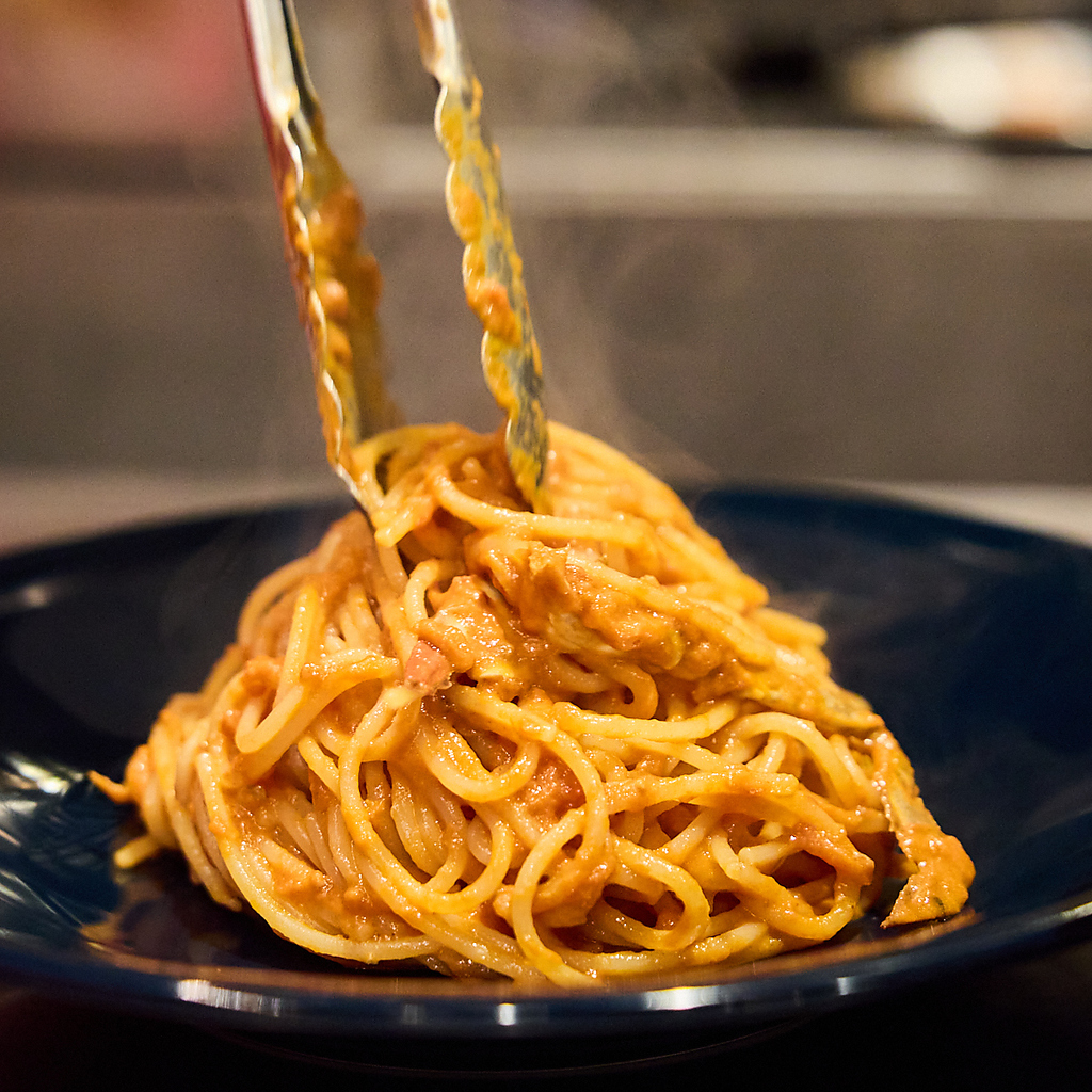 【麺にこだわり】生パスタはもちろん、星付きレストランも御用達のイタリア製マンチーニを使用!!