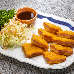 ハムカツ揚げ