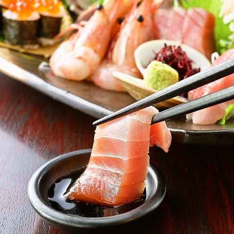 新宿西口1分・完全個室と創作料理・海鮮が楽しめる★厳選日本酒の飲み放題あり