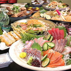 完全個室居酒屋　熟成魚と熟成肉　魚ト肉（ととにく）　鹿児島天文館店のコース写真