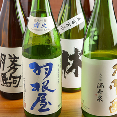 地元富山の銘酒が勢揃い！逸品料理を引き立てる極上の酒