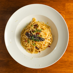 大トロいわしのペペロンチーノ Peperoncino with Fatty Sardines