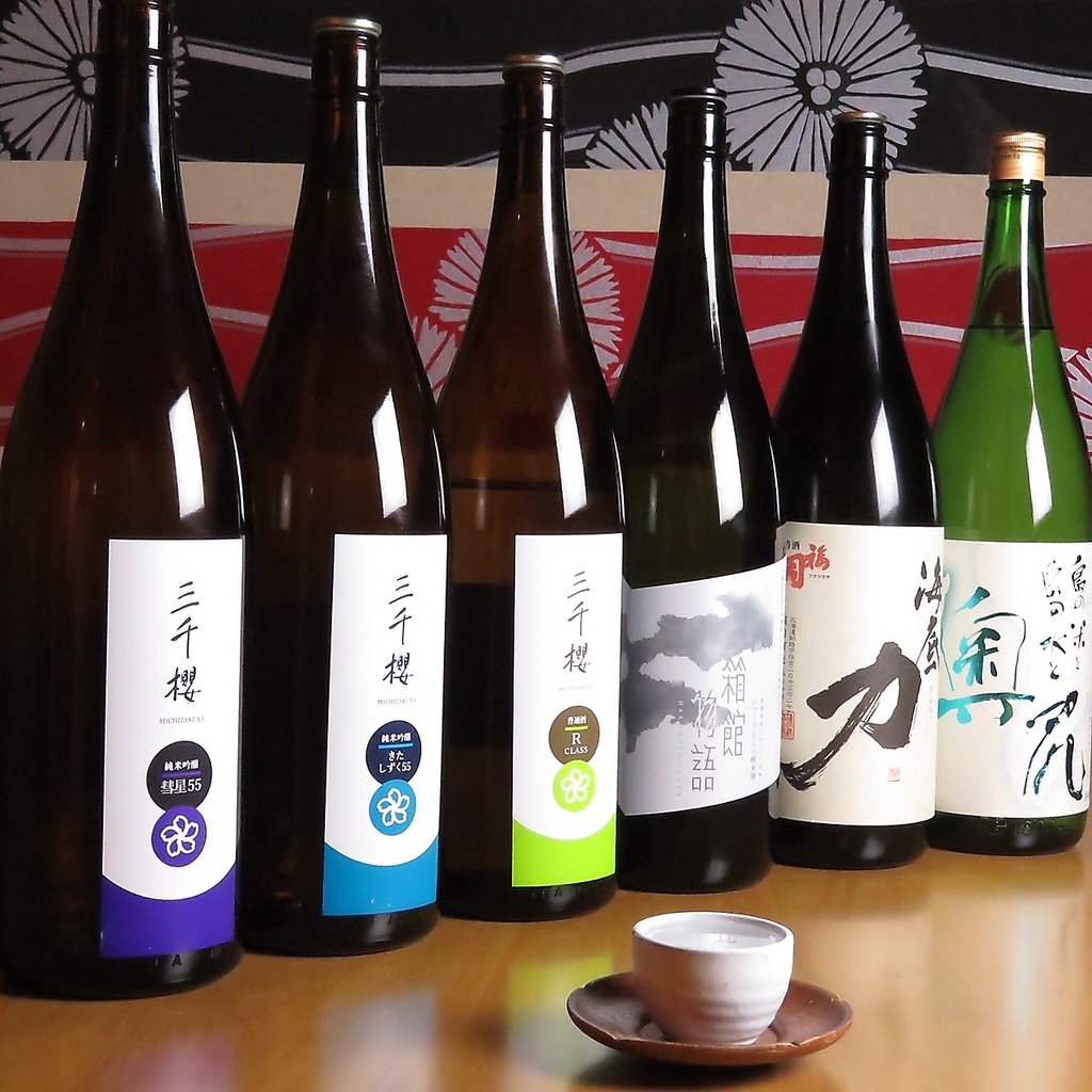 ■味を知って恋をする…　日本酒は道産のみを揃えてます。