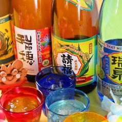 オリオンビール生をはじめお酒を豊富に取り揃え♪