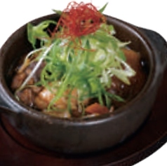 タマシャモ鶏もつ煮込み