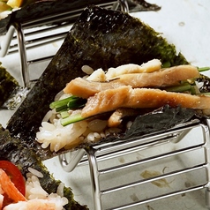 穴子山わさび手巻き