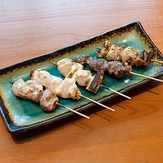 地元の味わいがつまった焼き鳥おまかせ5本セット！