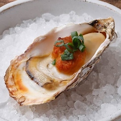 ウニと牡蠣醤油の焼き牡蠣