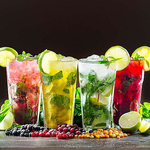 ★大人気！自家製モクテルと100種類以上のカクテル