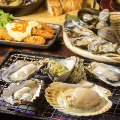 水島 牡蠣小屋 燎のコース写真