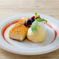 一から手作りの自家製スイーツ