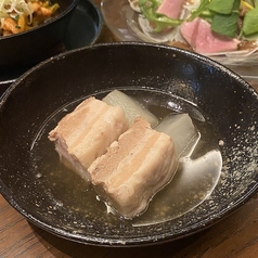 道産豚の出汁角煮