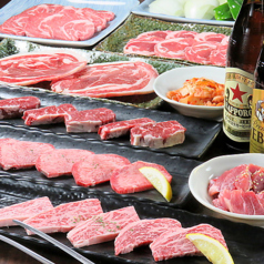 大井肉店 ジンギスカン 炭〇 すみまるのコース写真