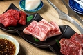 料理メニュー写真 赤身肉三種盛り(カルビ・ハラミ・ロース)
