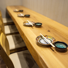 １名様から利用可能なカウンターもご用意♪