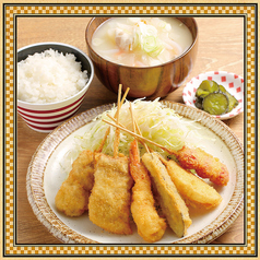 ろばた 焼鳥&串カツ たま アピア店のおすすめランチ2