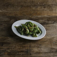 枝豆のペペロンチーノ