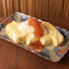 いくら乗せ出汁巻き