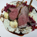 料理メニュー写真&nbsp;骨付き仔羊のロースト　ゴルゴンゾーラソース