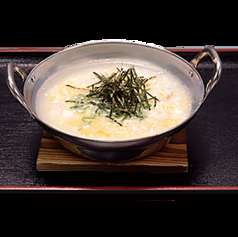 鶏だし雑炊/親子チャーハン