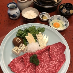 すき焼き 今朝 いまあさ 新橋のコース写真