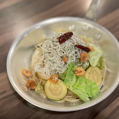 しらすと季節野菜のパスタ