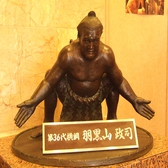 第36代横綱羽黒山銅像