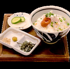 鶏だし梅茶漬け/鶏だし明太茶漬け