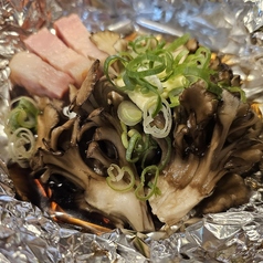 めがひら舞茸のバターポン酢