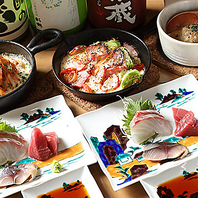 《飲み放題コース》刺身の盛り合わせや季節の逸品など