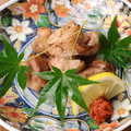 料理メニュー写真&nbsp;大摩桜ムネ・モモ　炙り焼き　各種