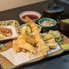 鯛茶と天ぷら定食