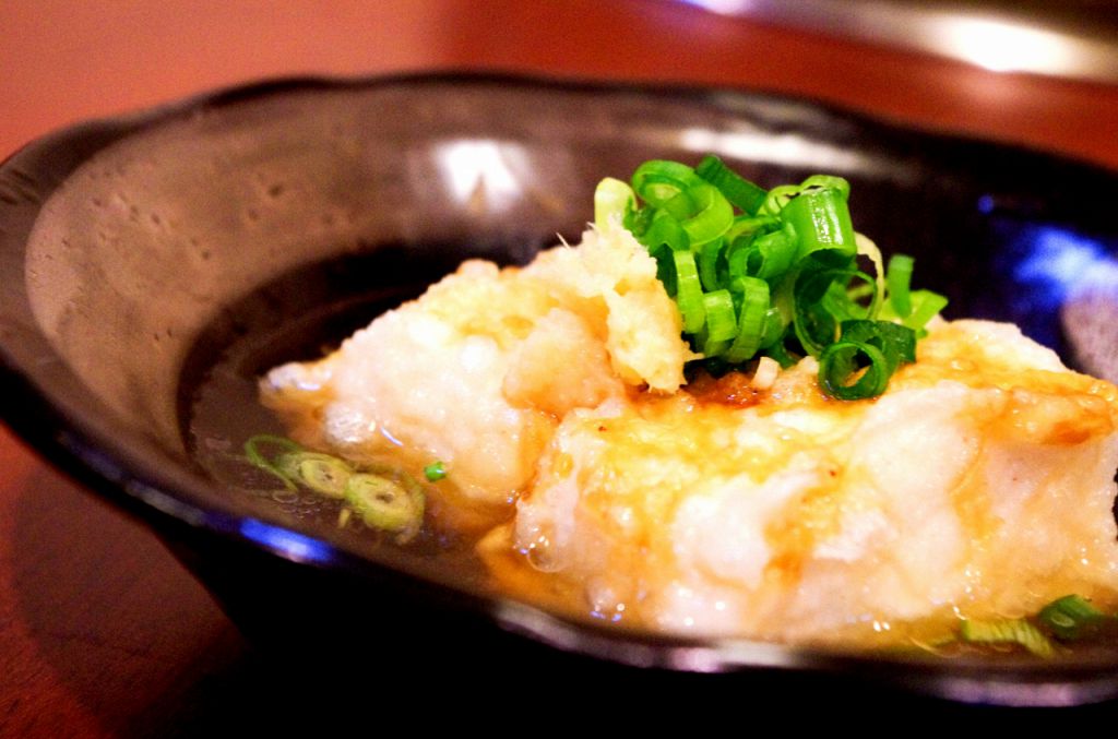 じーまーみ揚げだし。沖縄料理の定番じーまーみ豆腐を揚げだしにアレンジ♪