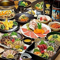 豪華な料理コースを多数ご用意！