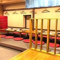 落ち着いた和の空間で、日本酒と和食が堪能できます。