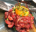 料理メニュー写真 和牛ユッケ