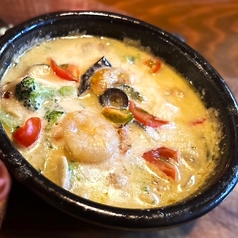 クリームアヒージョ：えび＆ブロッコリー