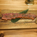 料理メニュー写真&nbsp;厚切りベーコン 1本焼き