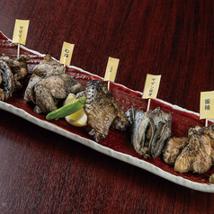炭火焼きの盛り合わせ