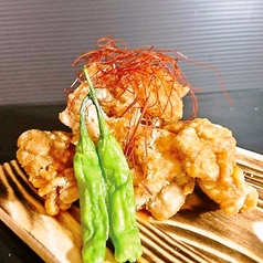 鶏の唐揚げ(プレーン/旨ネギ塩ソース/特製甘辛ダレ)1個