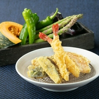 旬の食材使用！自慢の天婦羅