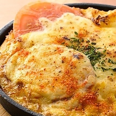 ナスミートチーズ鉄板