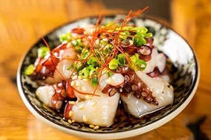 生たこ塩ごま油和え