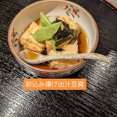 射込揚げ出し豆腐