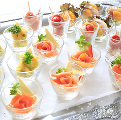 ≪立食パーティーに！≫2時間飲み放題付き【ブッフェコース】の写真