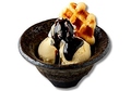 料理メニュー写真 チョコワッフルサンデー