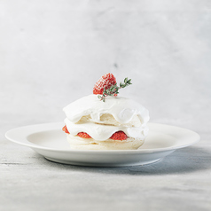 いちごのショートパンケーキ