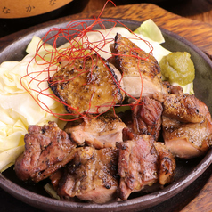 越の鶏もも　炭火焼き